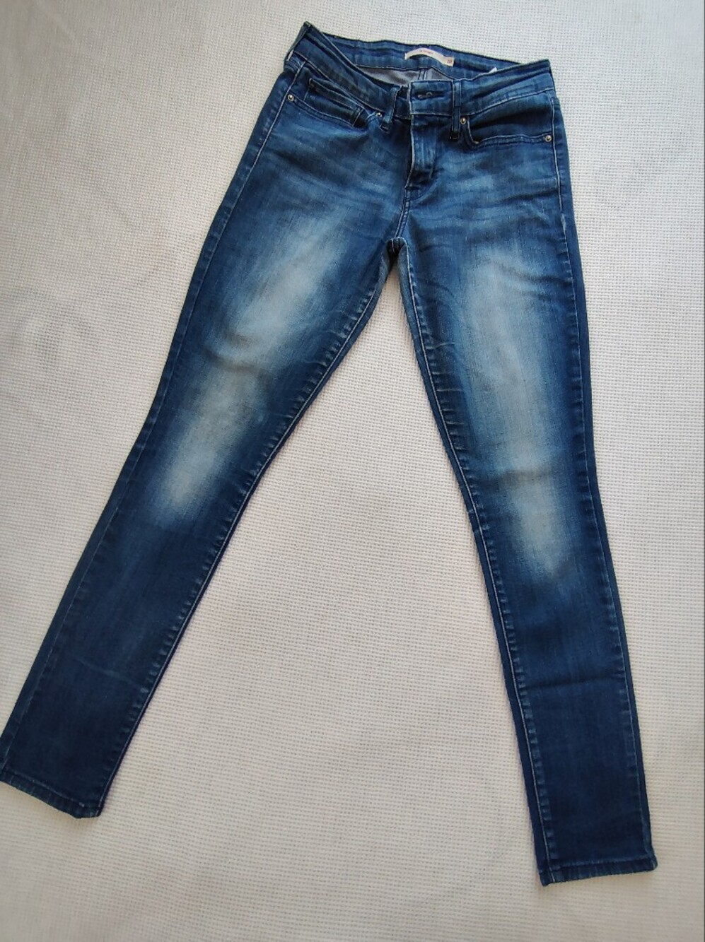 Levi's Skinny Fit Women's Blue Washed Jeans Size 28.